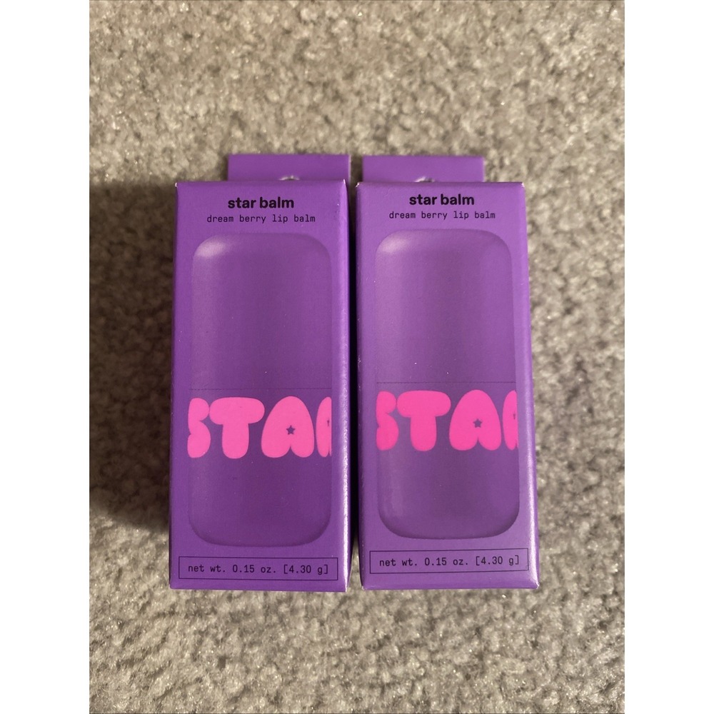 NEW Starface StarBalm Dream Berry Lip Balm .15 Oz 2 Pack